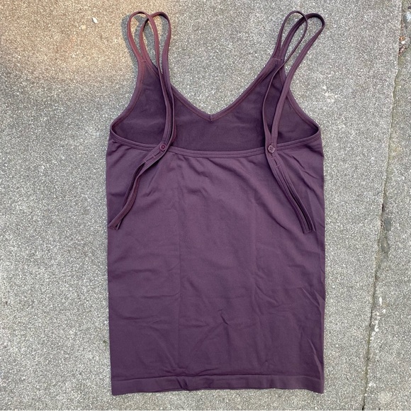 Helmut Lang Burgundy Tank Top S - Picture 3 of 7